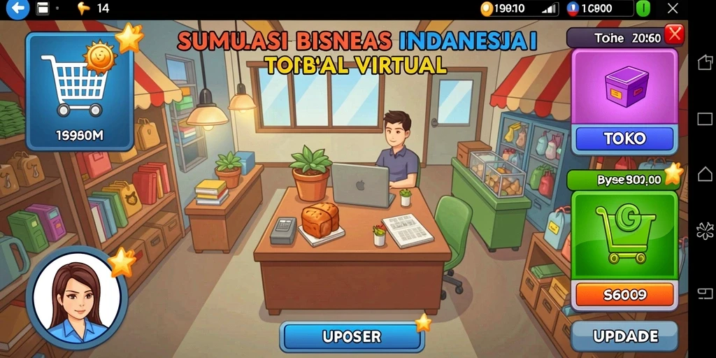 Tampilan antarmuka yang mudah digunakan.