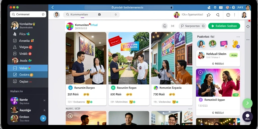 Tampilan antarmuka yang user-friendly.