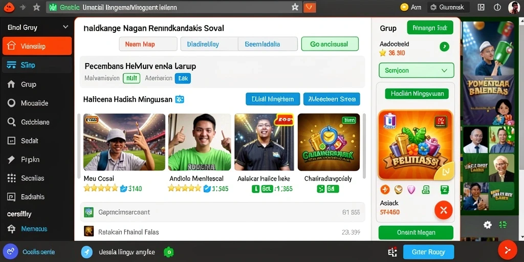 Tampilan antarmuka yang menarik dan mudah digunakan.