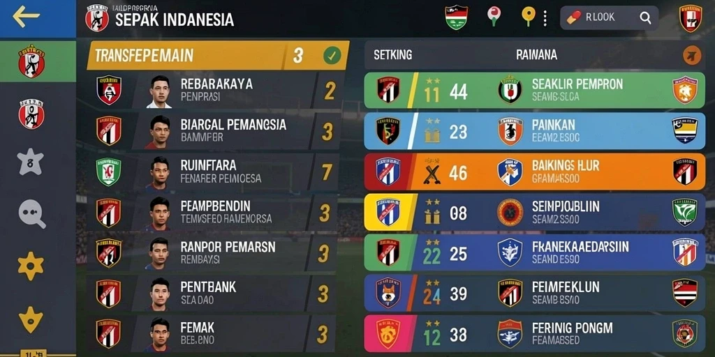 Tampilan awal permainan yang menarik dan penuh warna.