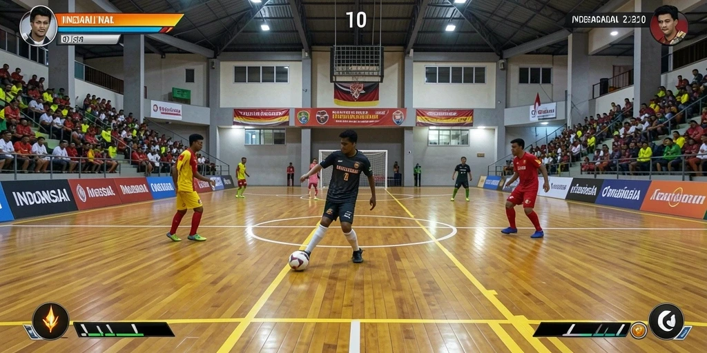 Tangkapan layar menunjukkan karakter utama dalam pertempuran epik.