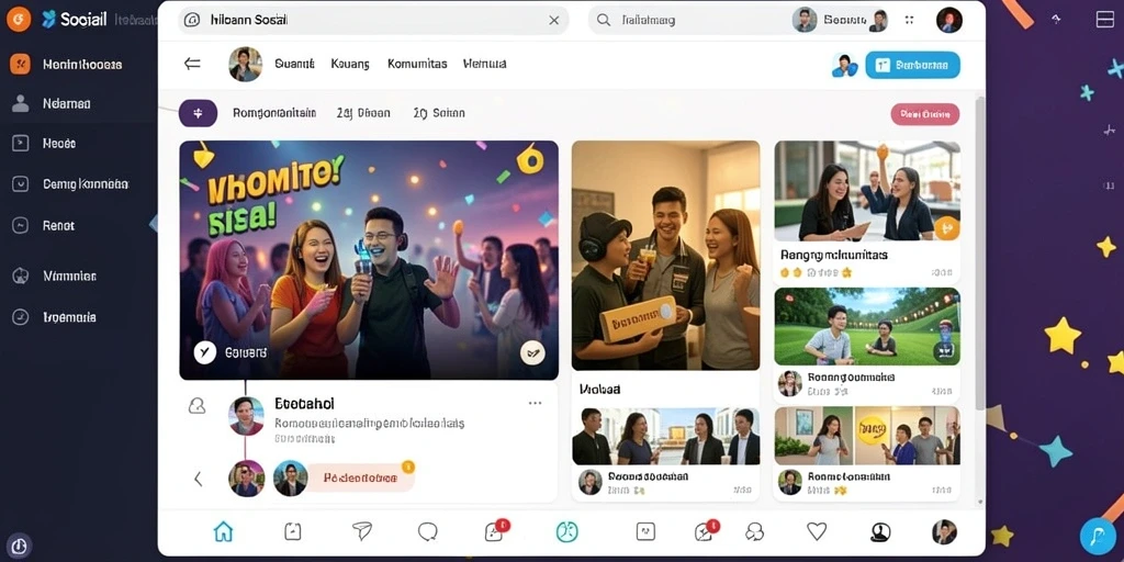 Tampilan antarmuka yang user-friendly dan menarik.
