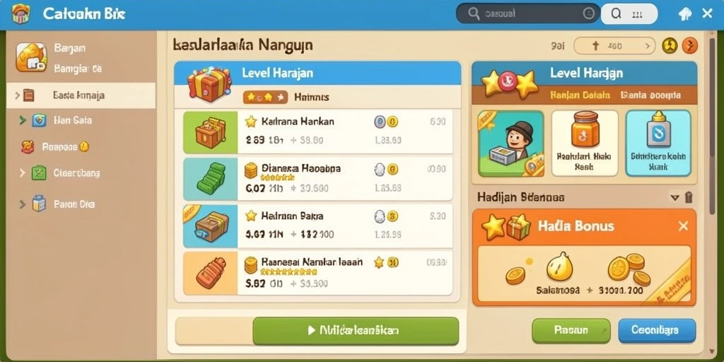 Tampilan beranda aplikasi SEDAPTOGEL yang menarik.