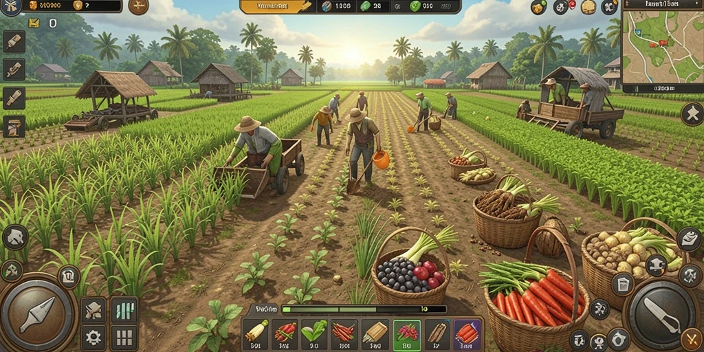 Screenshot menampilkan antarmuka utama yang menarik.